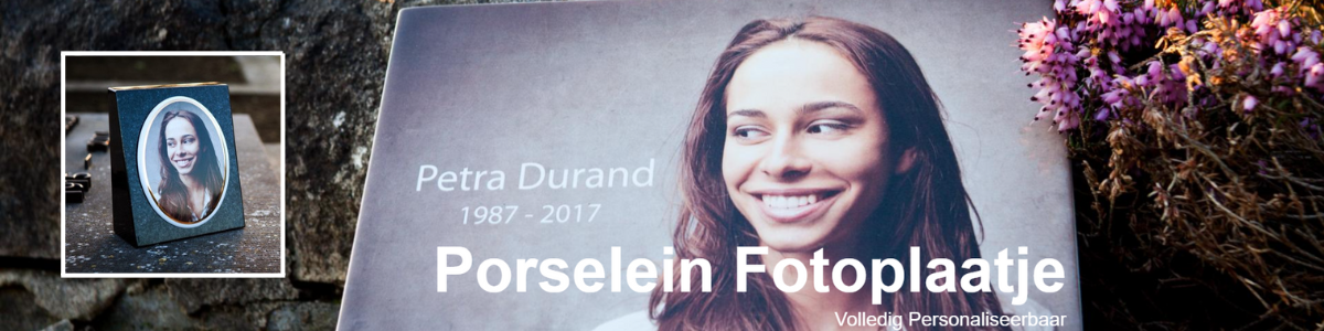 fotoplaat van porselein volledig personaliseerbaar